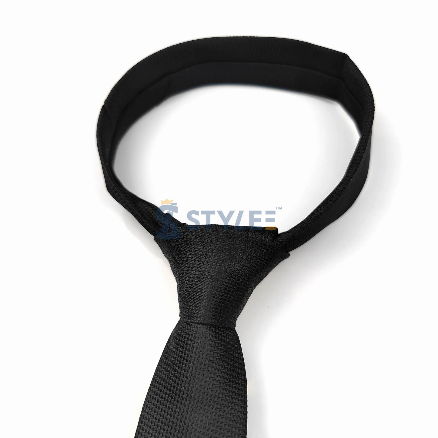 Cravate Noir avec mouchoir