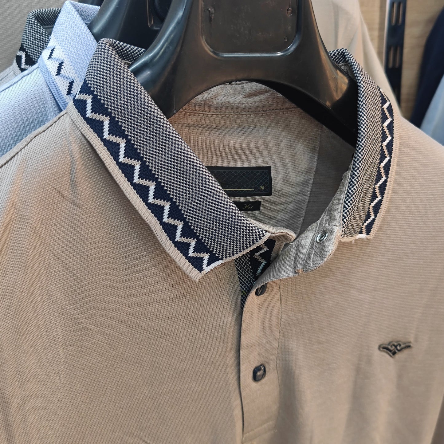 T-shirt Col zigzag M/2XL