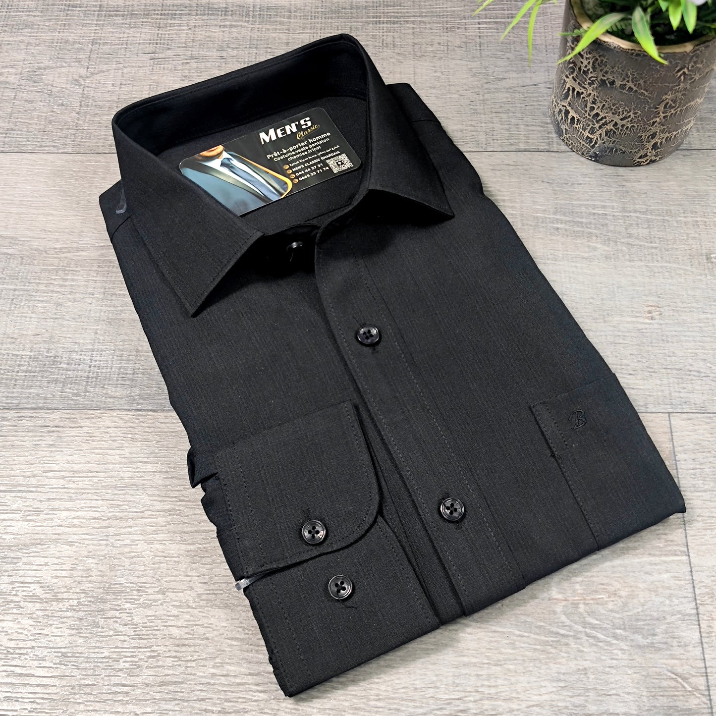 Chemise classique avec poche 39/44