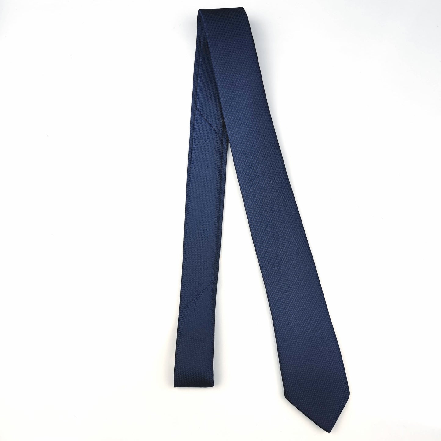 Cravate Bleu nuit avec mouchoir