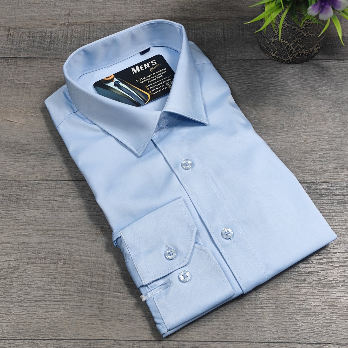 Chemise Satin luxe S/ 2XL