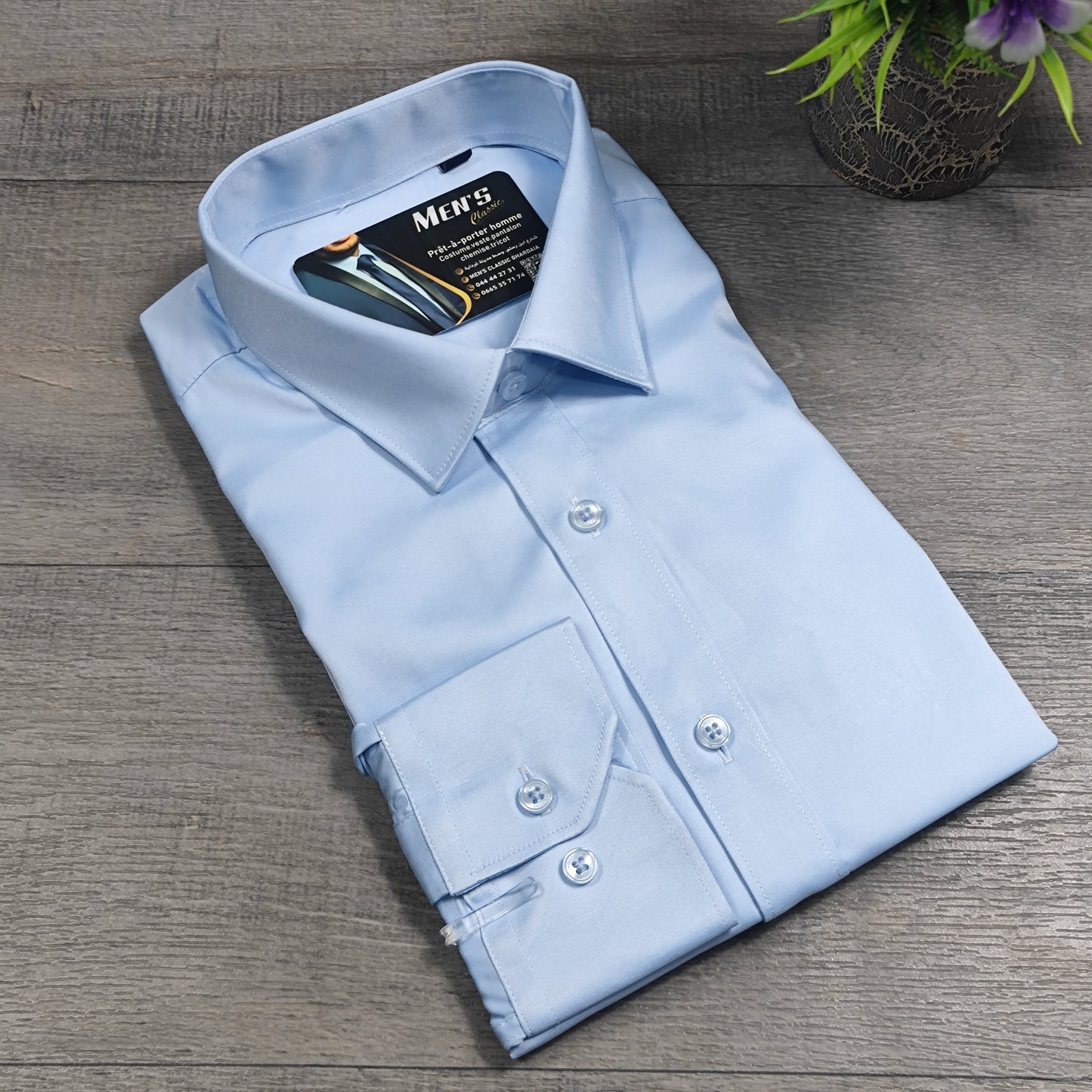 Chemise Satin luxe S/ 2XL