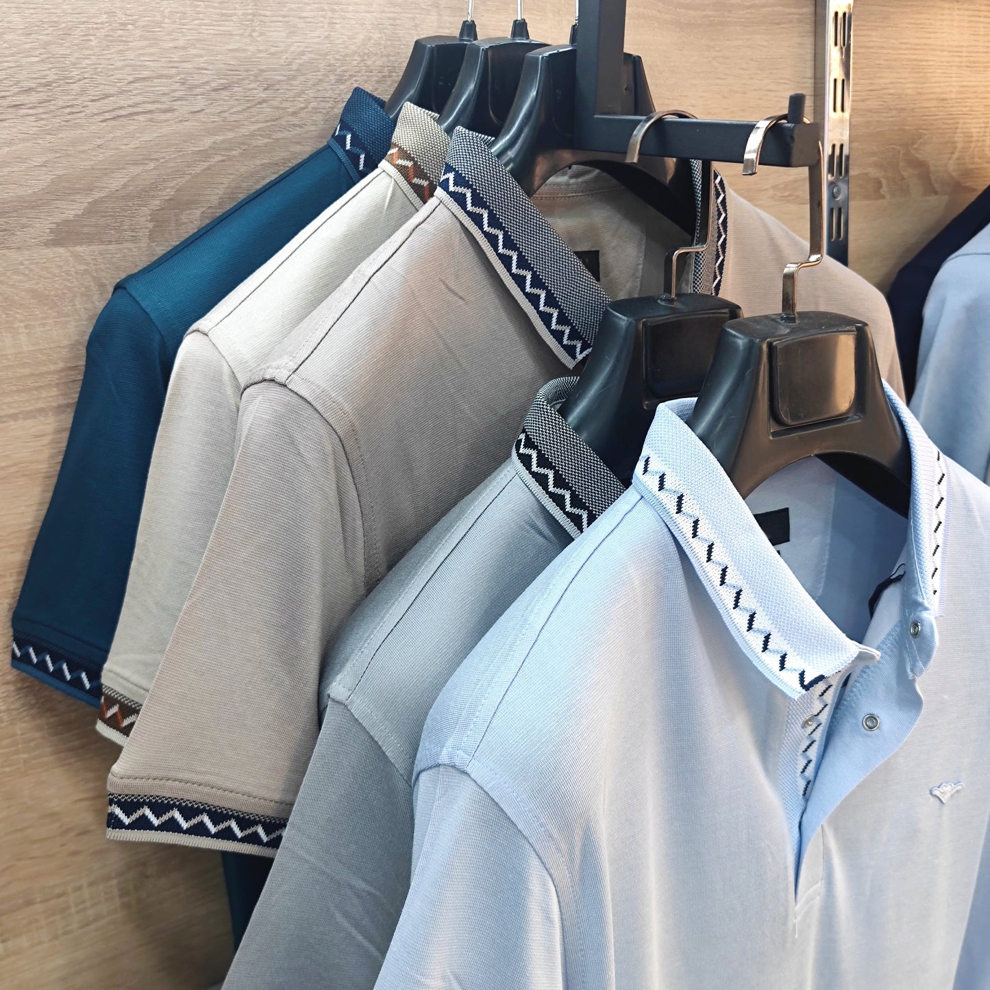 T-shirt Col zigzag M/2XL