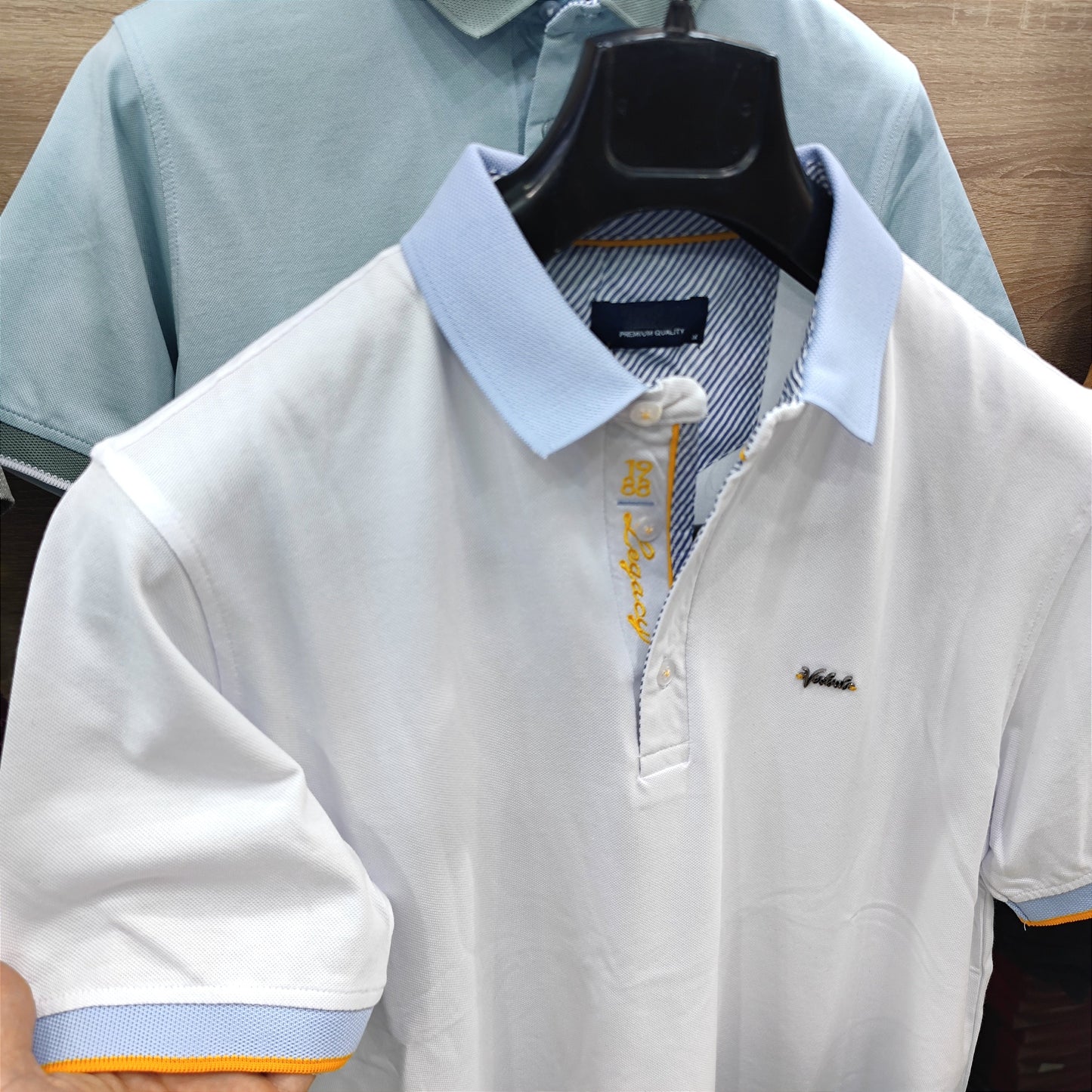 T-shirt Col Oxford M/2XL