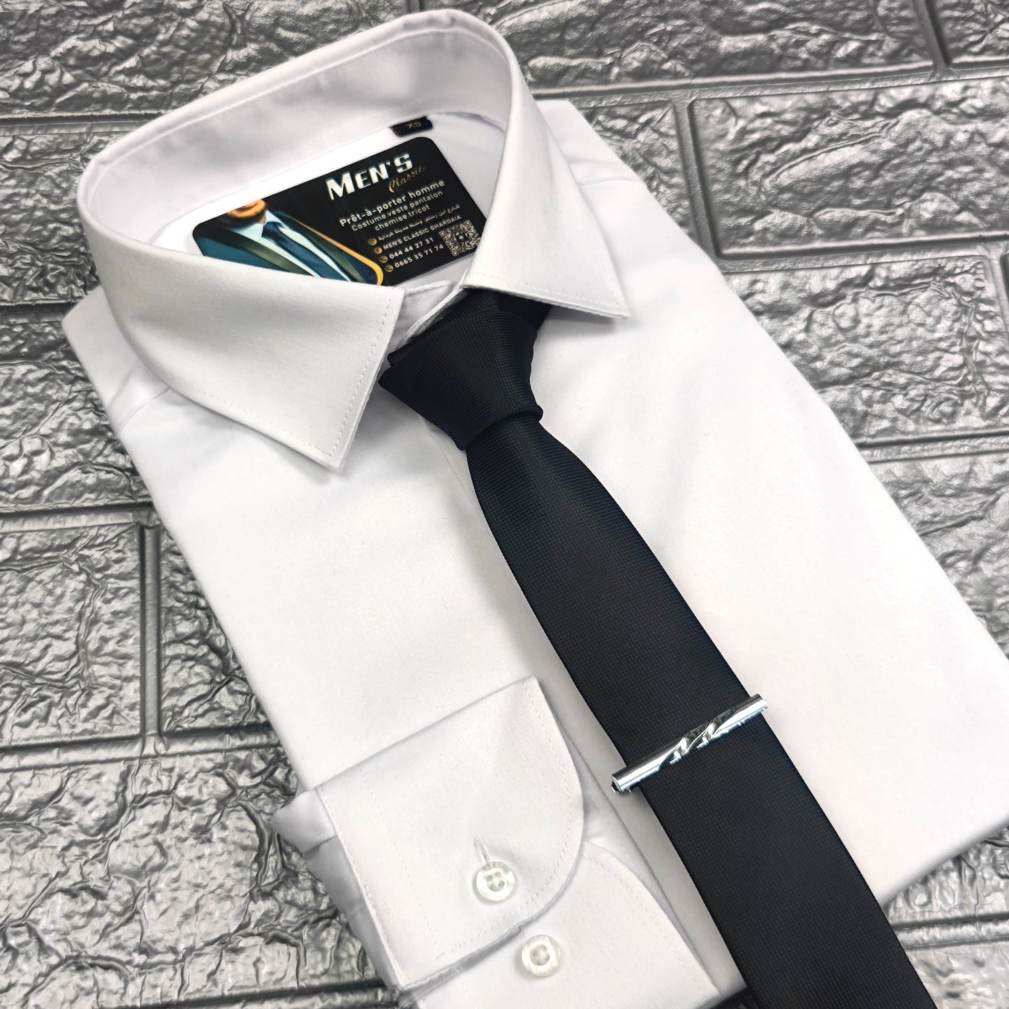 Chemise slim blanche