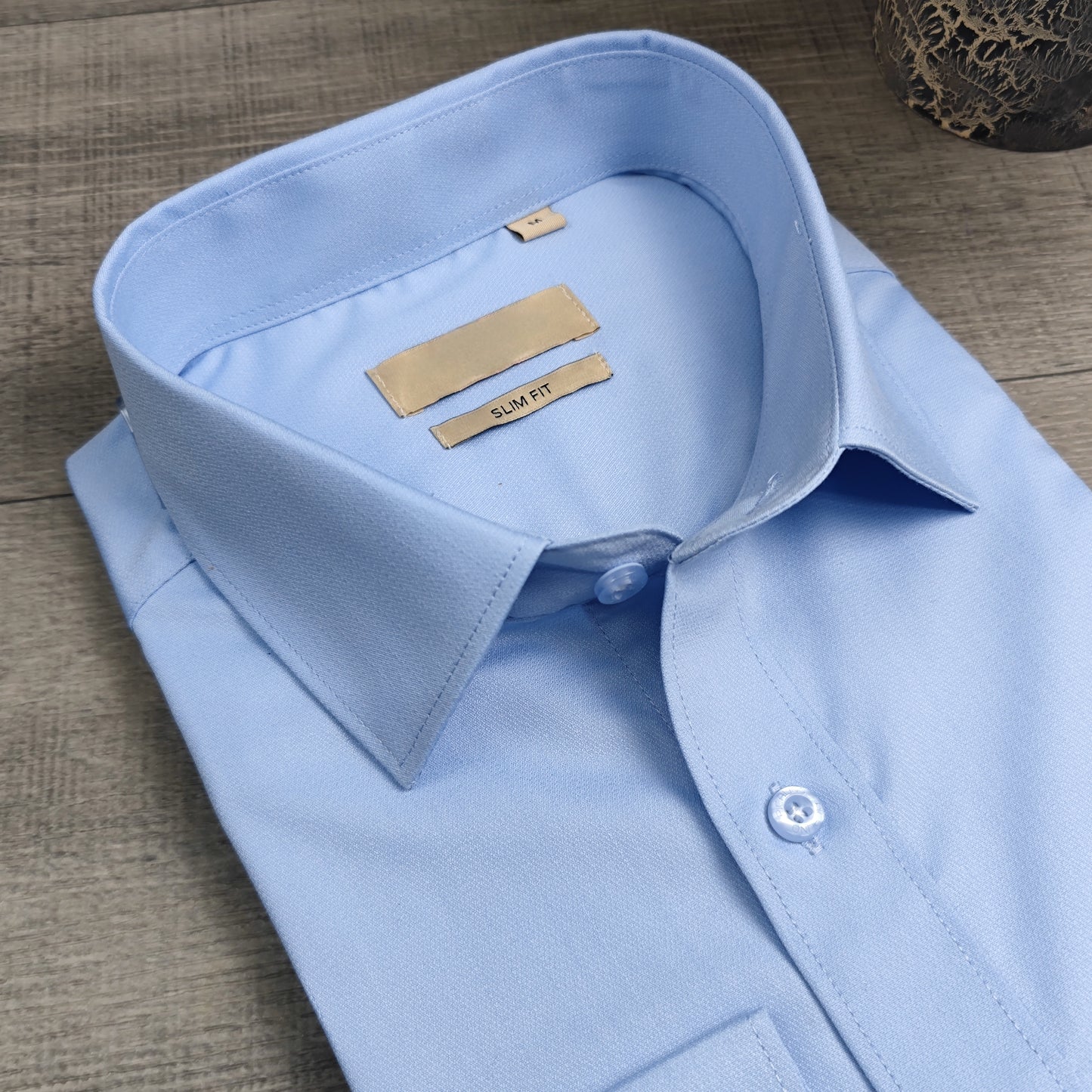 Chemise Slim luxe uni Popeline S/XXL