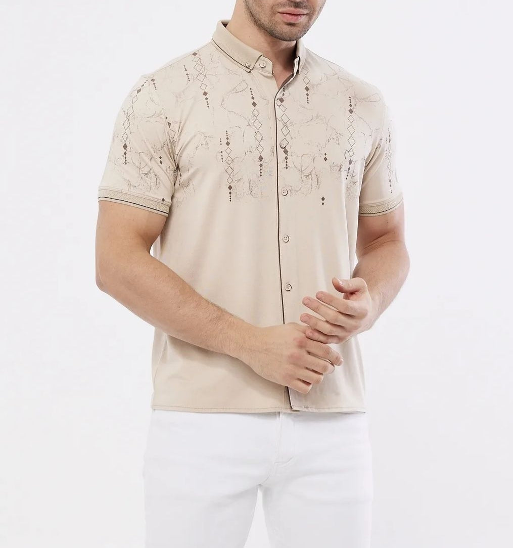 Chemisette slim motif MLXLXXL