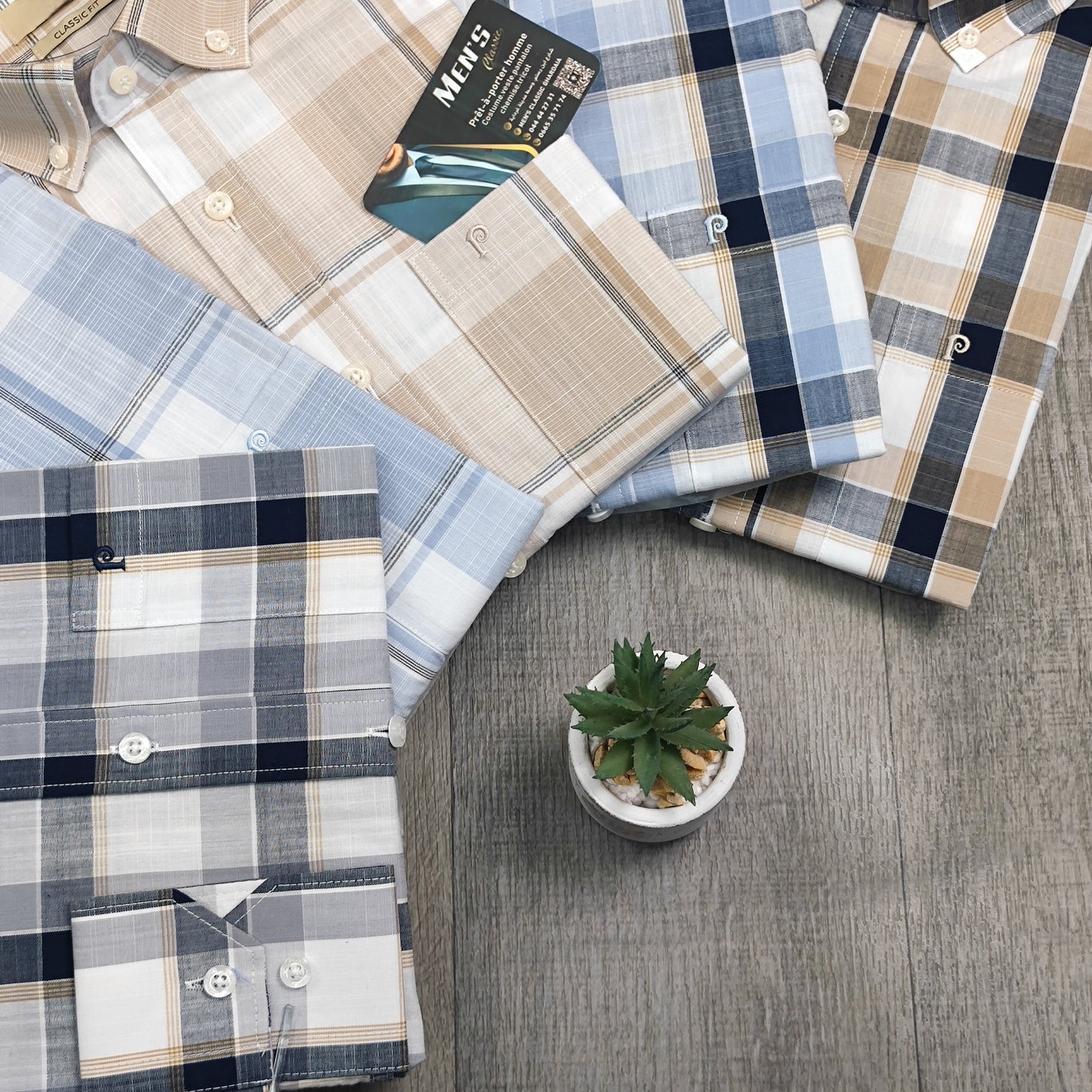 Chemise classique Carreau 39/44