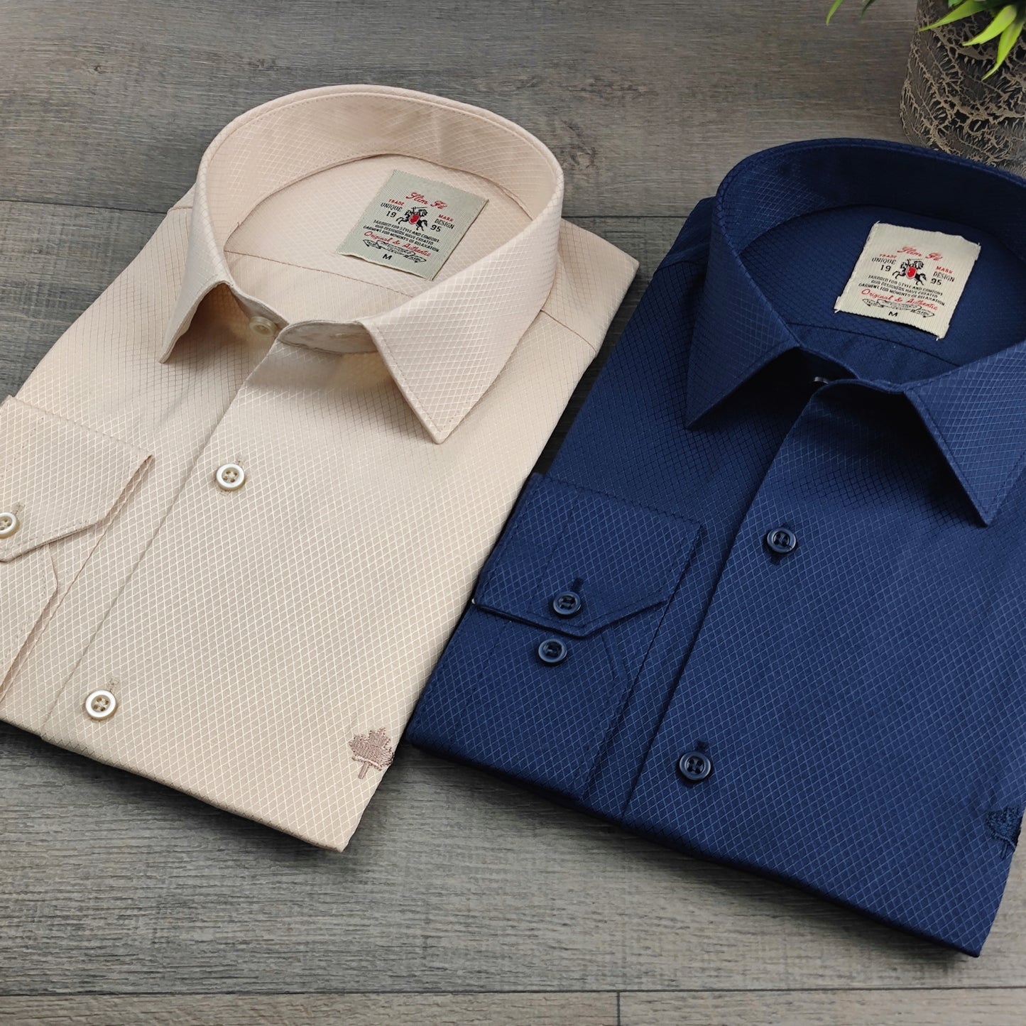 Chemise slim carreaux S/XL