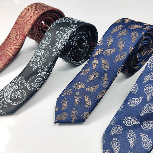 Cravate Mosaïque 2pcs slim