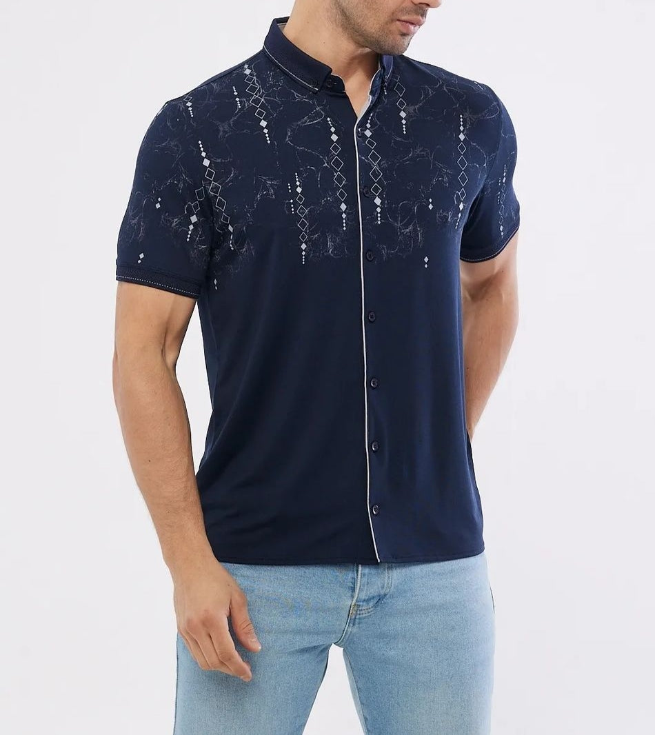 Chemisette slim motif MLXLXXL