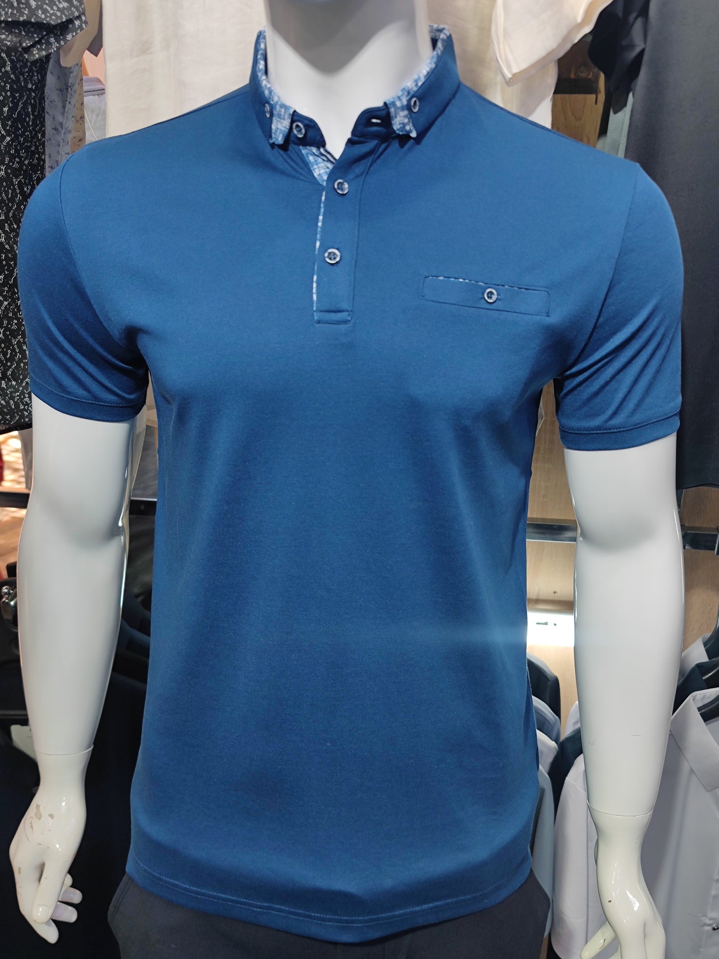 T-shirt Uni avec poche MLXL2XL3XL