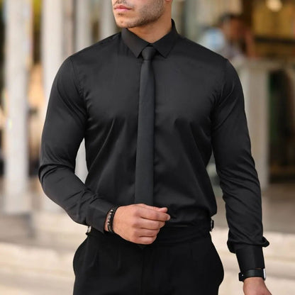 Chemise Noir Slim