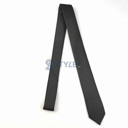 Cravate Noir avec mouchoir