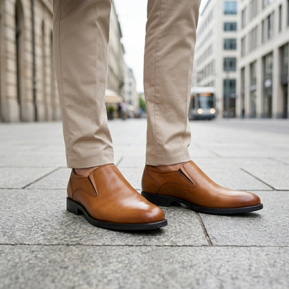 Mocassin Marron sans lacets C3 40/43