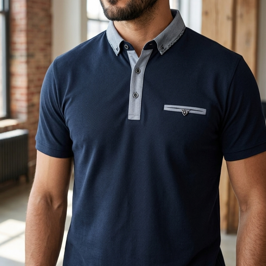 T-shirt col jeans M/3XL