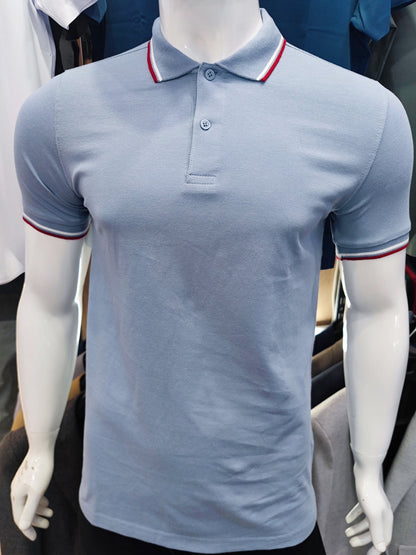 T-shirt col Oxford SMLXL2XL