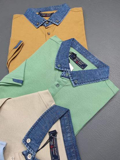 T-shirt Col jeans M/3XL