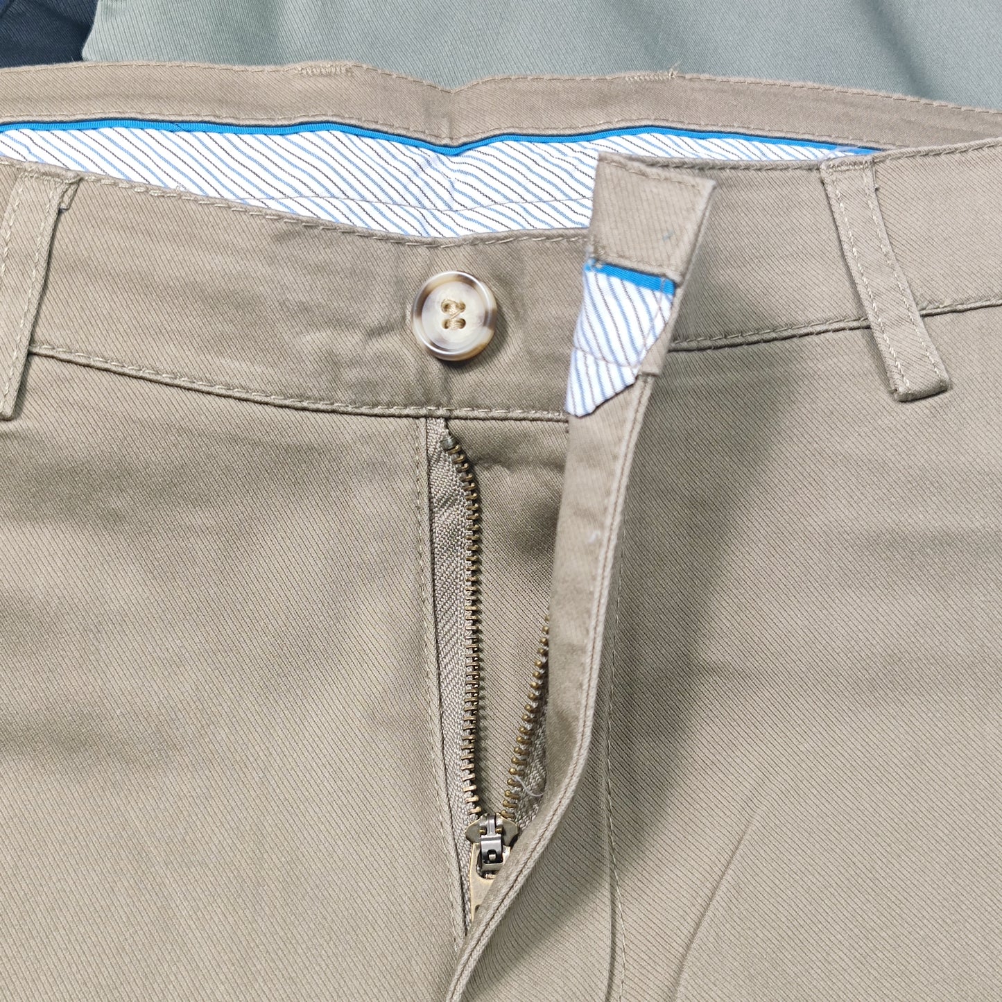 Pantalon toile Bamboo demi Slim