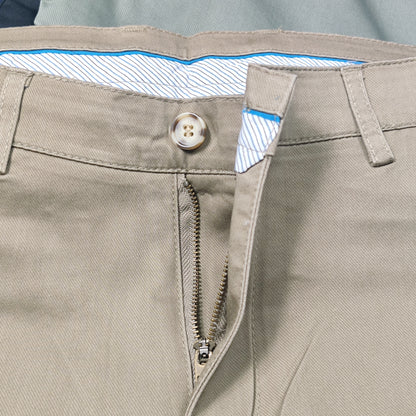 Pantalon toile Bamboo demi Slim