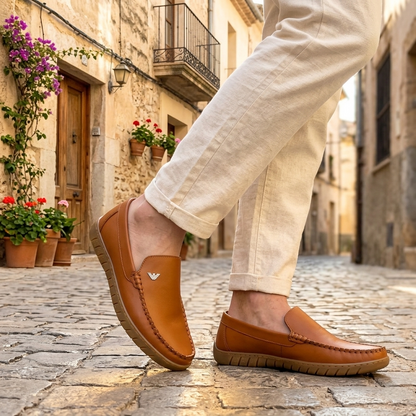 Trappeur cuir Tabac armani 39/43