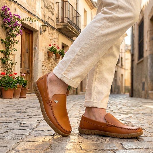 Trappeur cuir Tabac armani 39/43