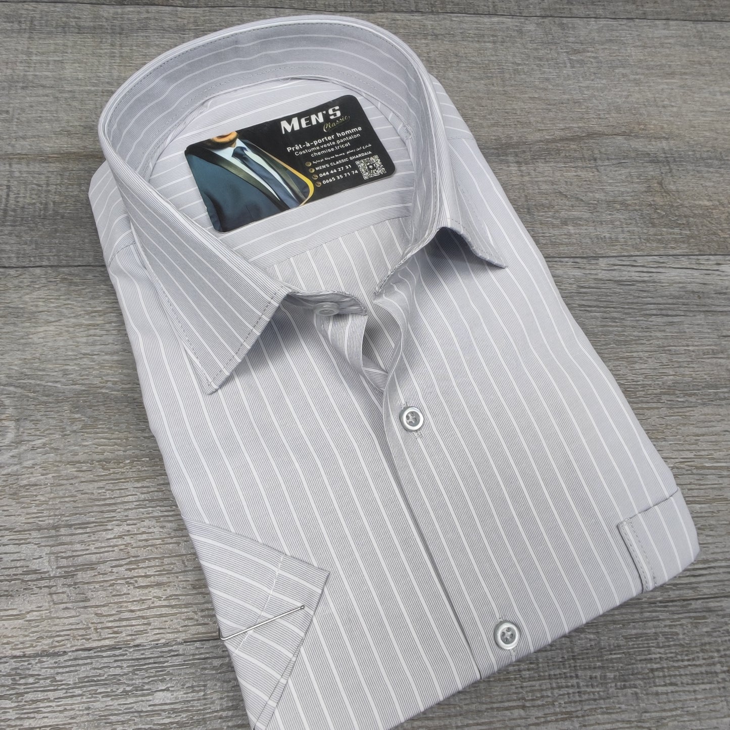 Chemisette Classic À rayures M/2XL