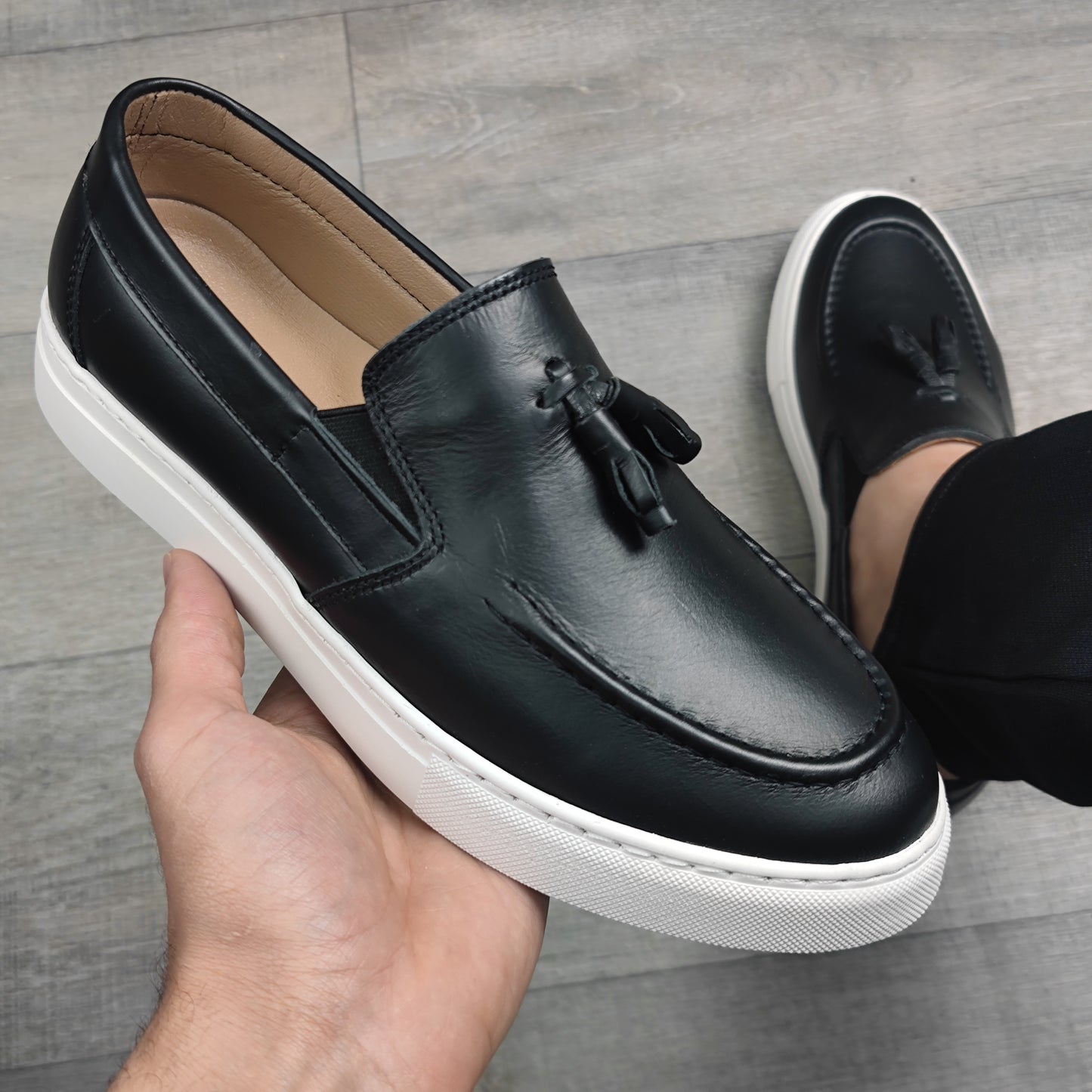 Mocassin Loafer Noir 39/44 C18