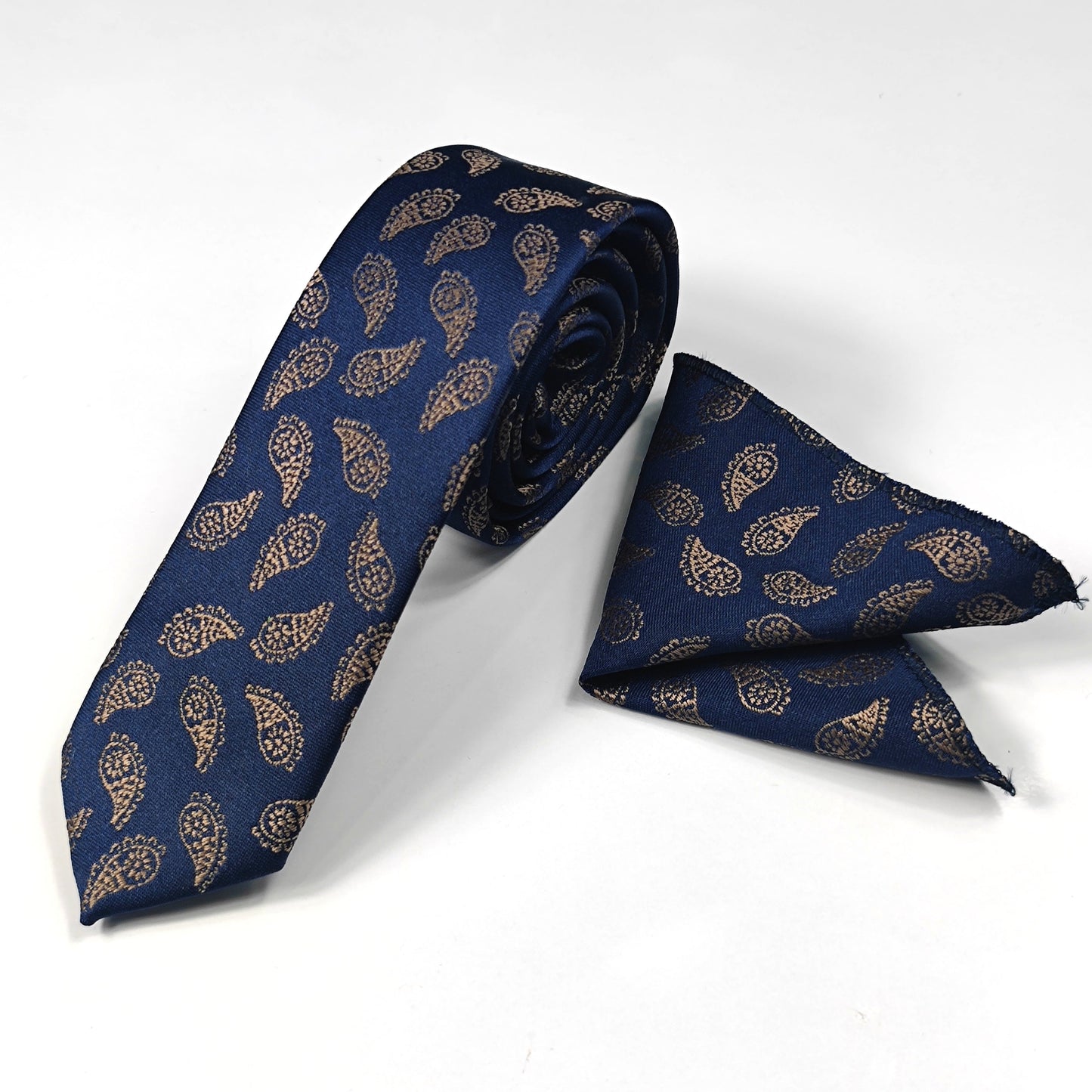 Cravate Mosaïque 2pcs slim