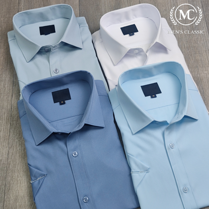 Chemisette Slim Coton Lycra S/3XL