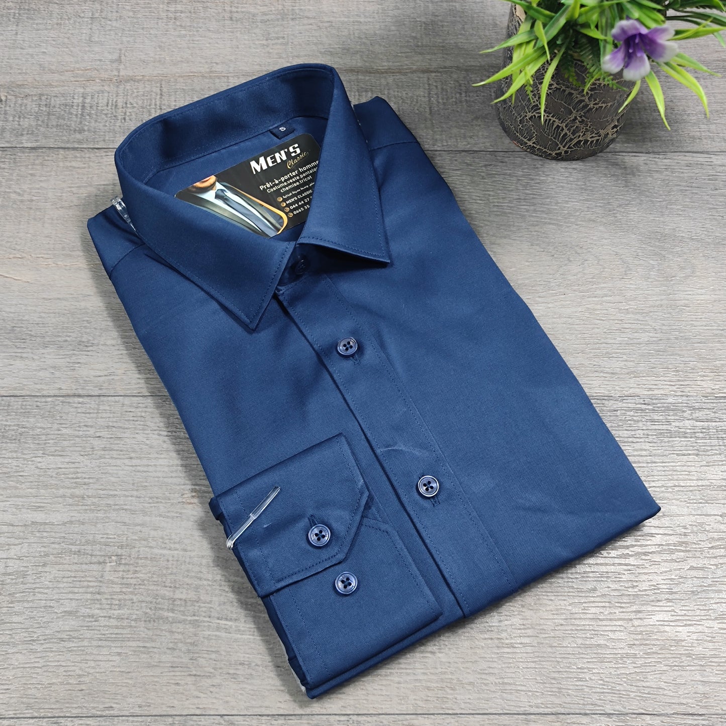 Chemise Satin luxe S/ 2XL