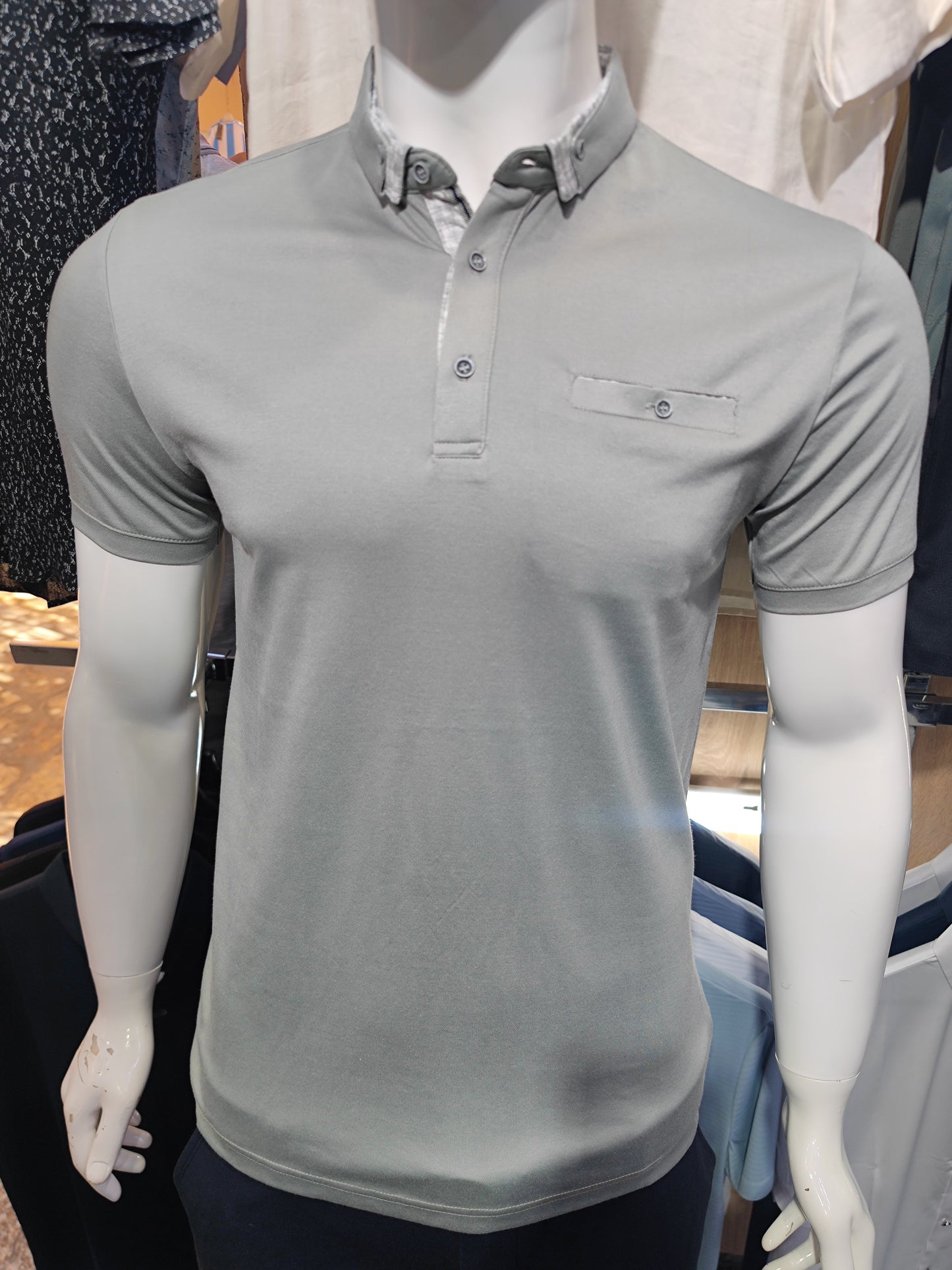 T-shirt Uni avec poche MLXL2XL3XL