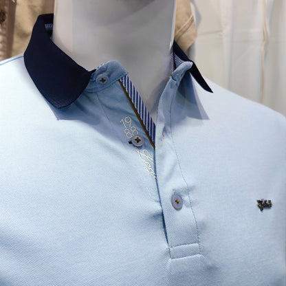 T-shirt Col Oxford  M/2XL