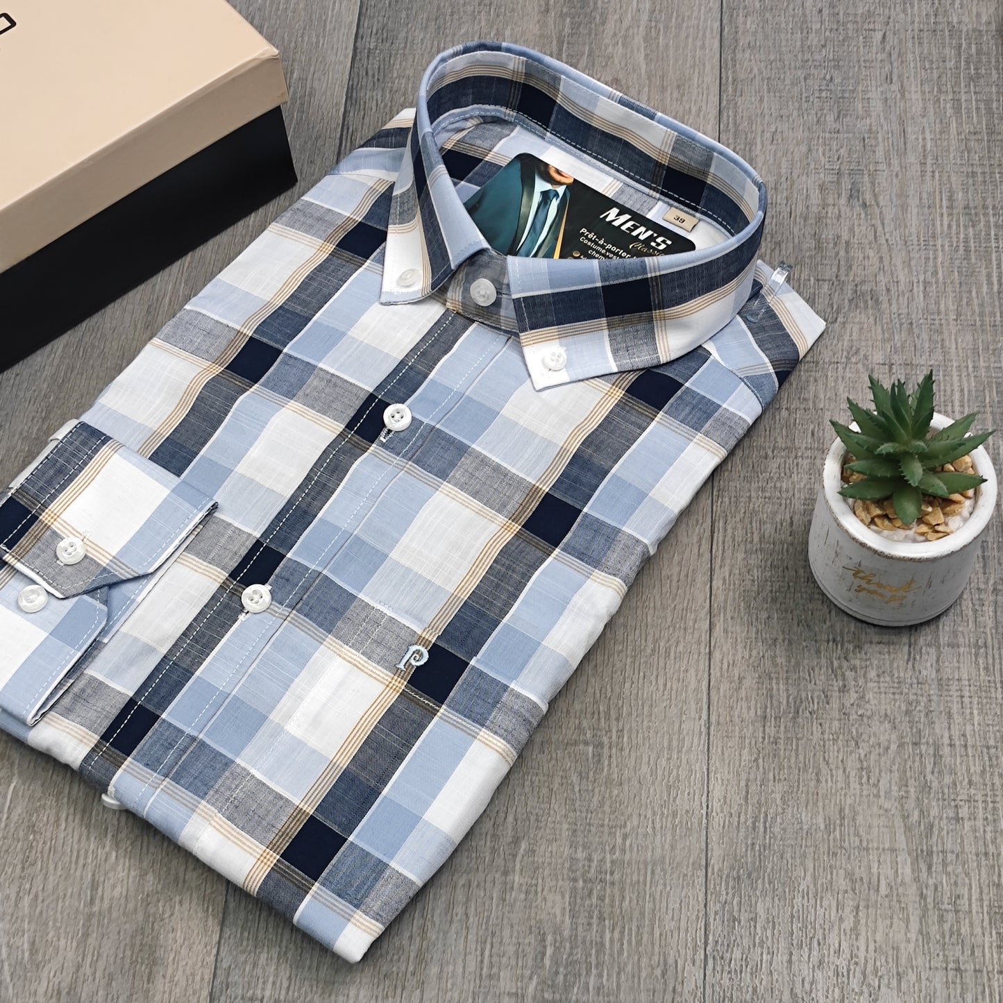 Chemise classique Carreau 39/44