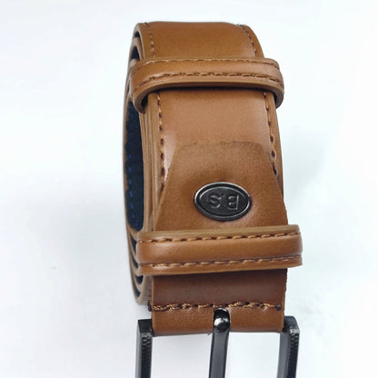 Ceinture à aiguilles marron