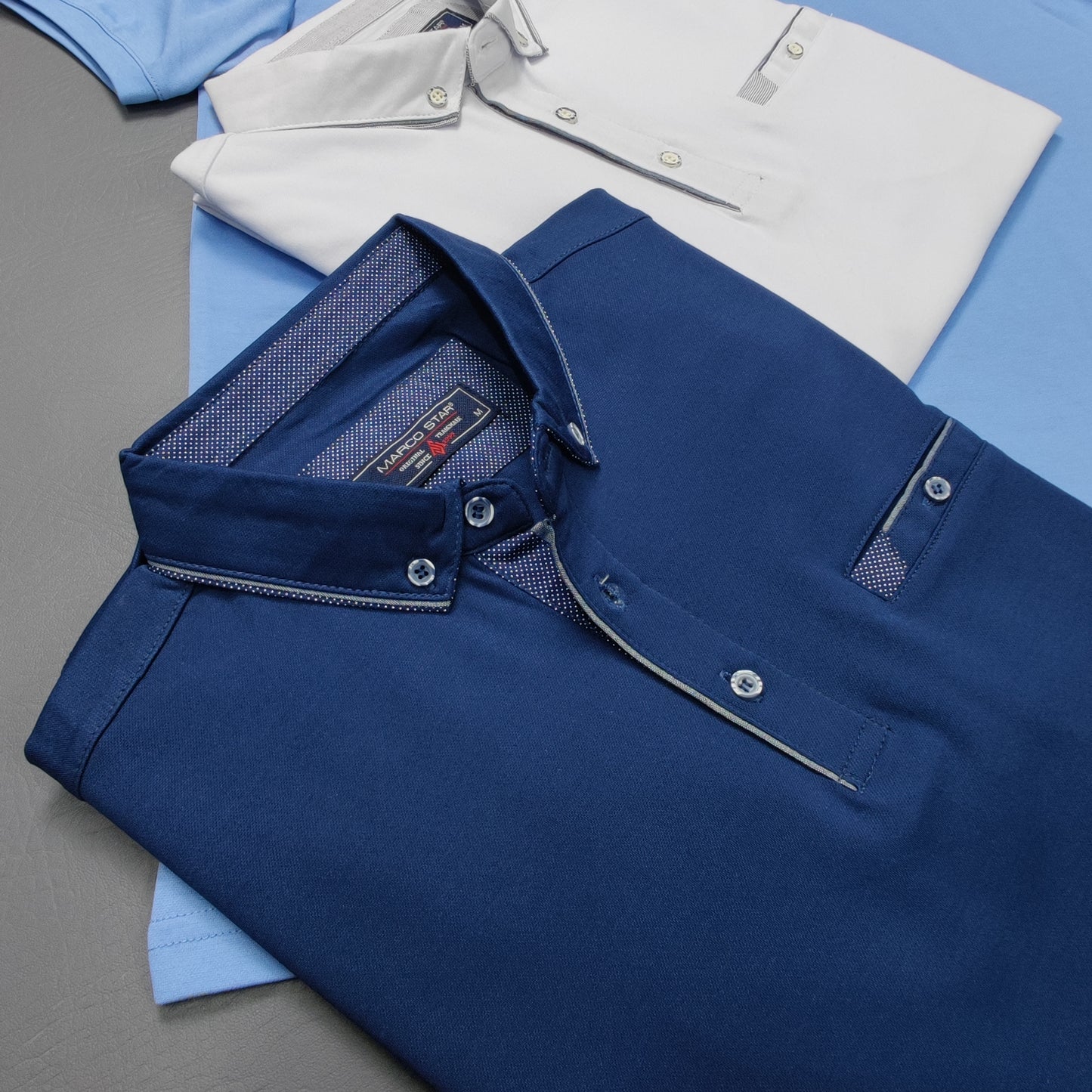 T-shirt Col Chemise M/3XL