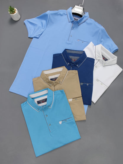 T-shirt Col Chemise M/3XL
