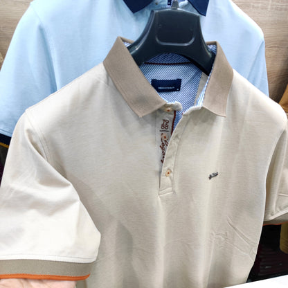 T-shirt Col Oxford  M/2XL