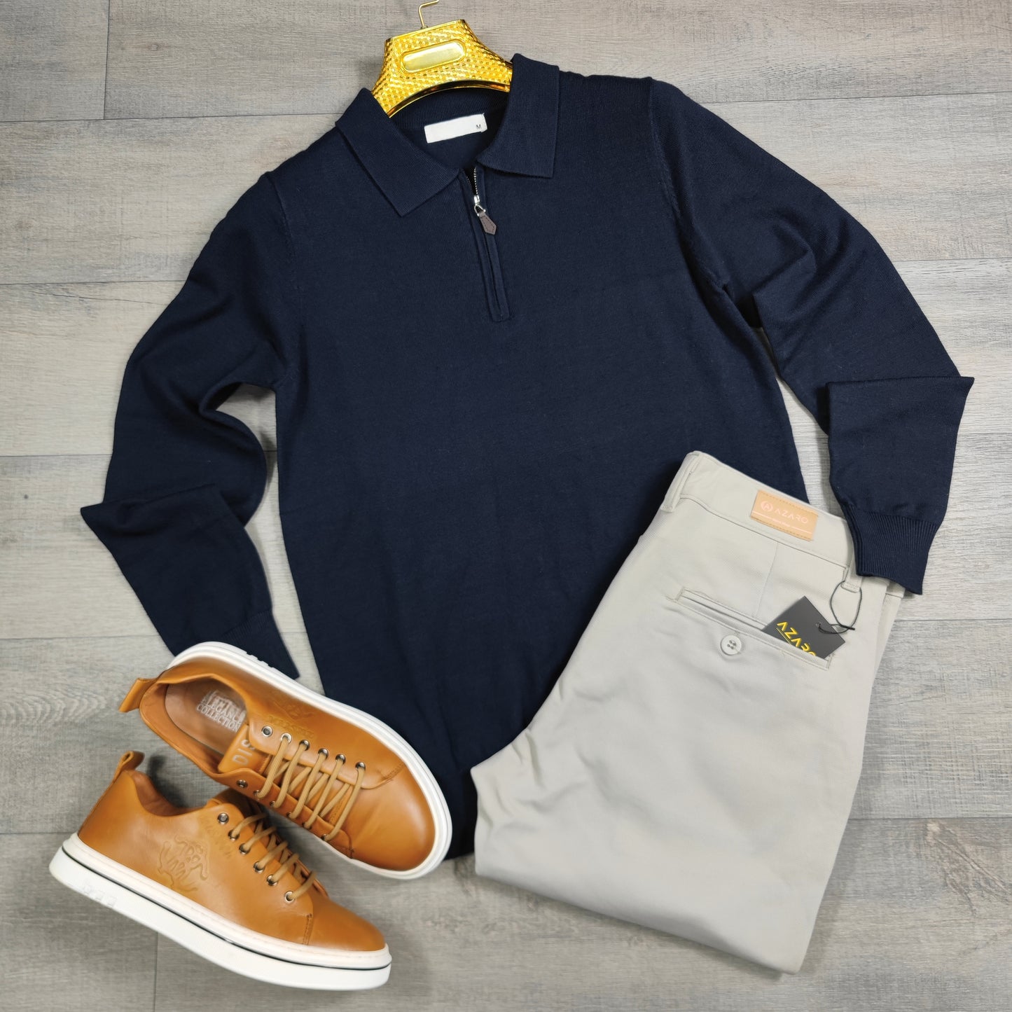 Col zippé Coton M/3XL