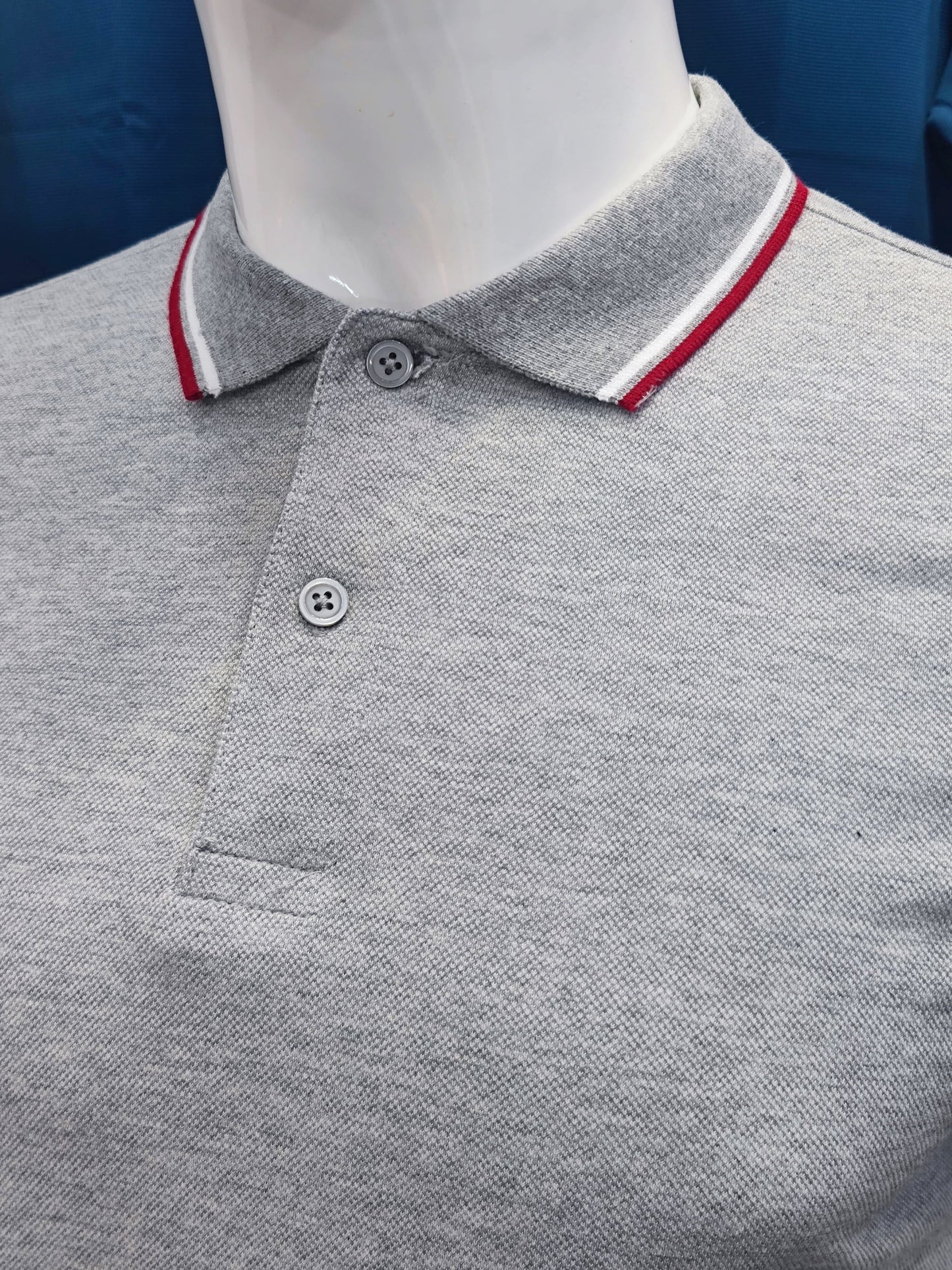 T-shirt col Oxford SMLXL2XL