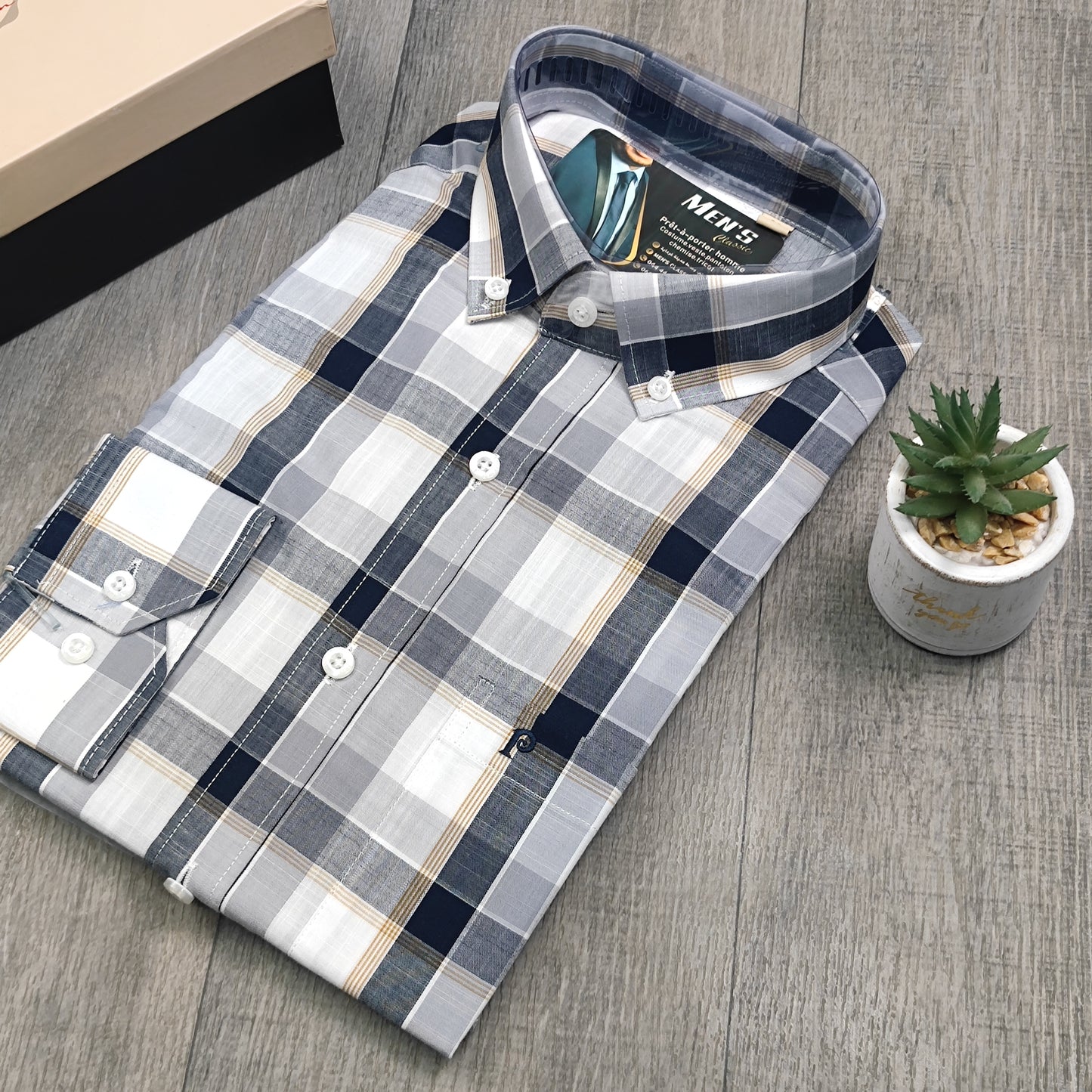 Chemise classique Carreau 39/44