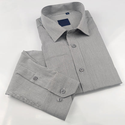 Chemise slim à rayures