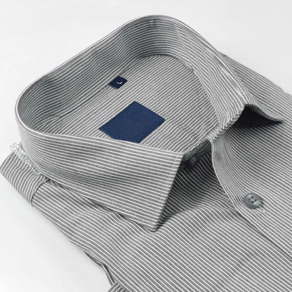 Chemise slim à rayures