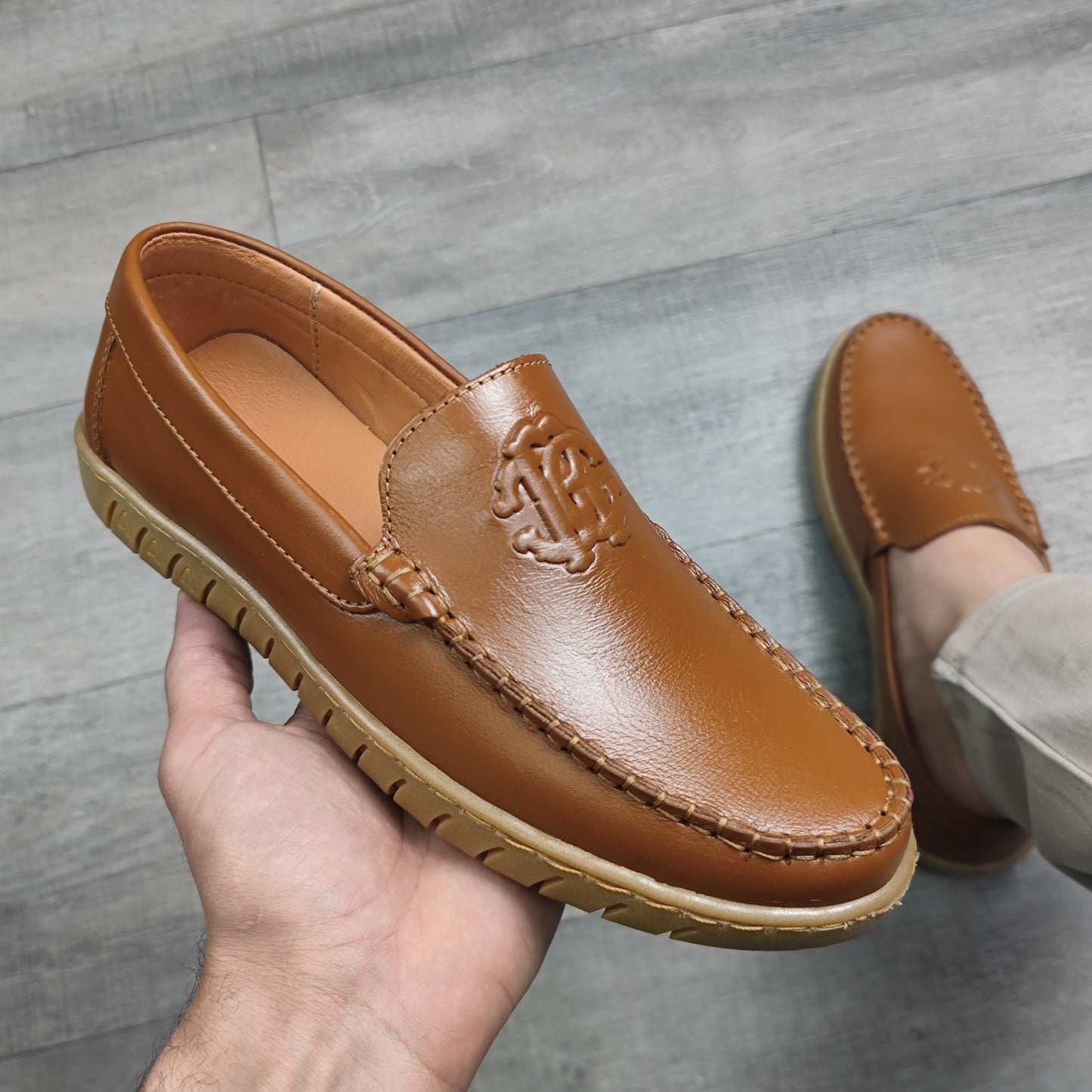 Trappeur Cuir Tabac chanel 39/43