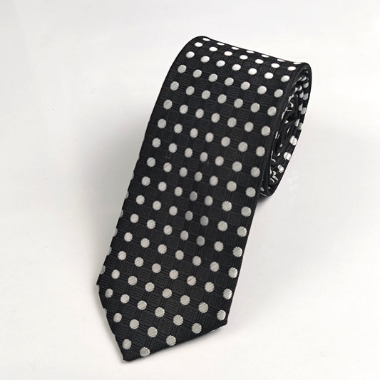 Cravate Demi slim Noir