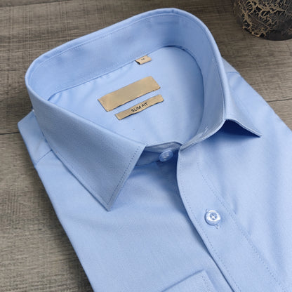 Chemise Slim luxe uni Popeline S/XXL