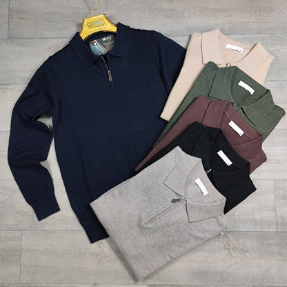 Col zippé Coton M/3XL