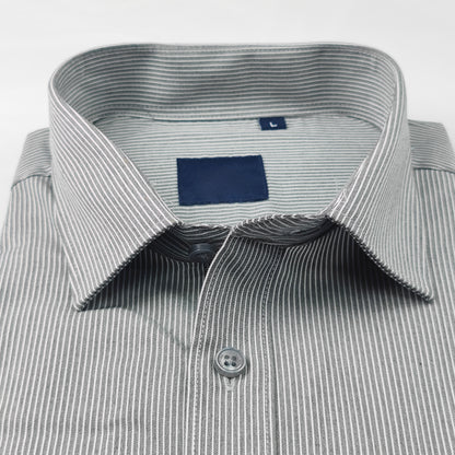 Chemise slim à rayures