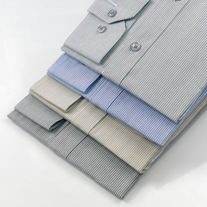 Chemise slim à rayures