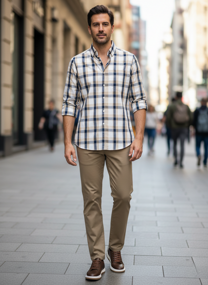 Chemise classique Carreau 39/44